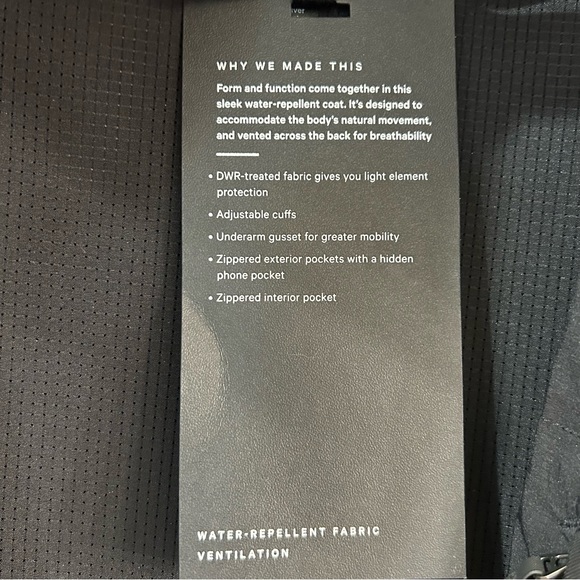 Lululemon Driver’s Coat Rare Light Green NWT - Picture 7 of 8